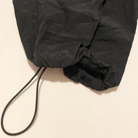 Bluenotes Denim Parachute Pants Black Nylon Womens Size Small - Picture 9 of 16